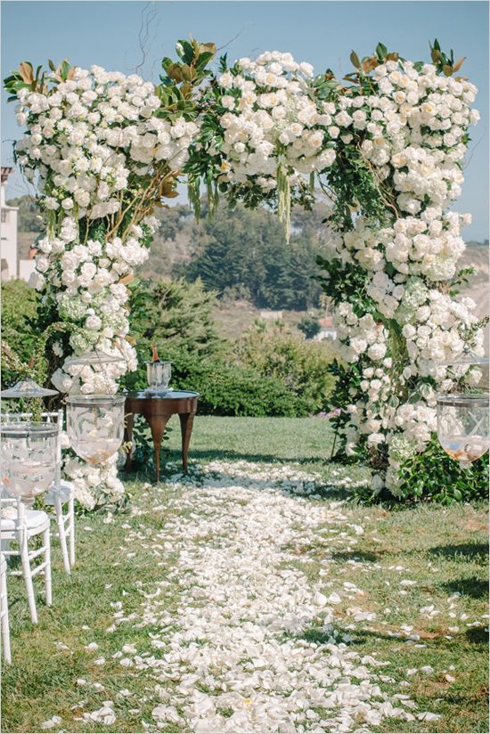 White Flower Wedding Arch Cheap Online Shopping