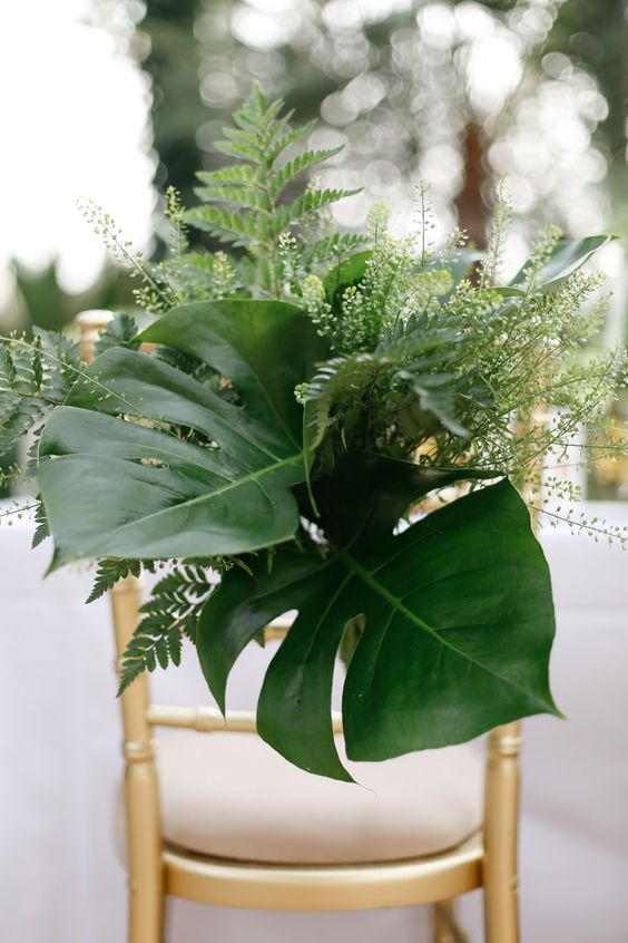 30 Tropical Leaf Greenery Wedding Decor Ideas 🌴 1419