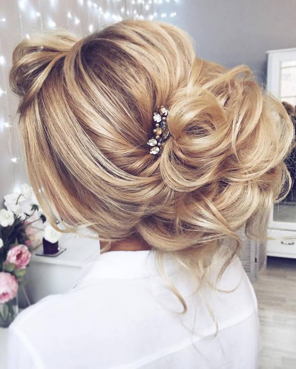 60 Wedding Hairstyles For Long Hair From Tonyastylist Deer Pearl Flowers