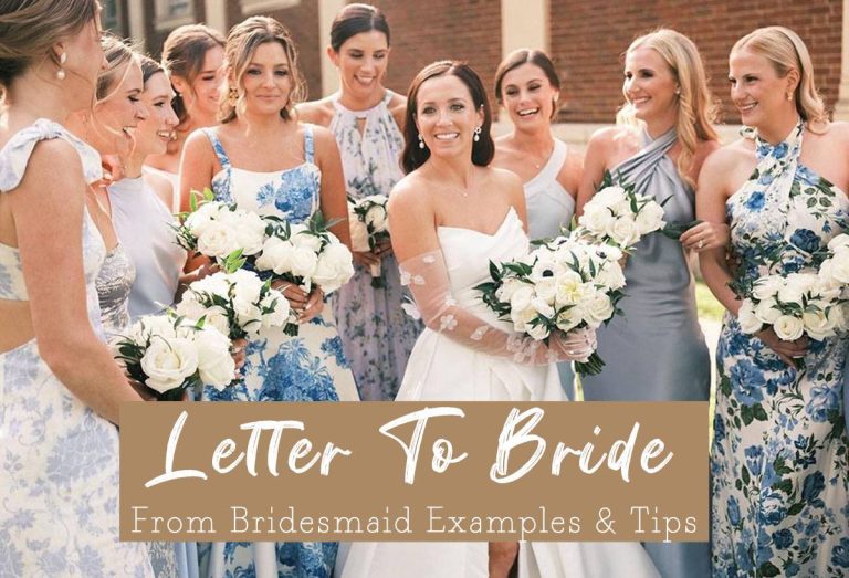 Letter To Bride From Bridesmaid Examples Tips 2024