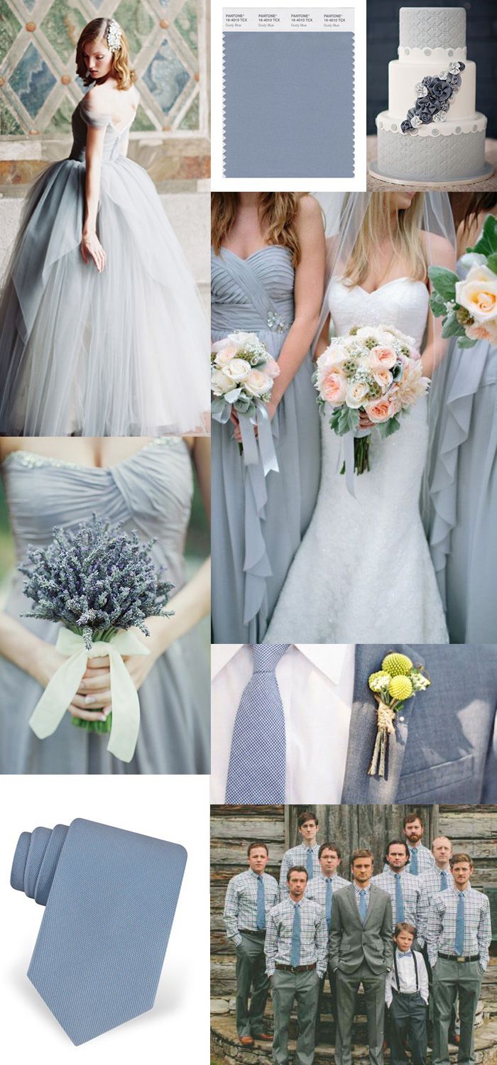 Dusty Blue: A Timeless and Elegant Choice for Your Wedding Colors, by Deer  Pearl Flowers