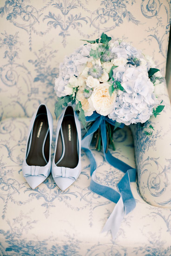 steel blue wedding shoes