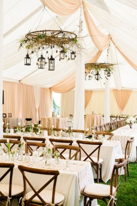 30 Chic Wedding Tent Decoration Ideas 