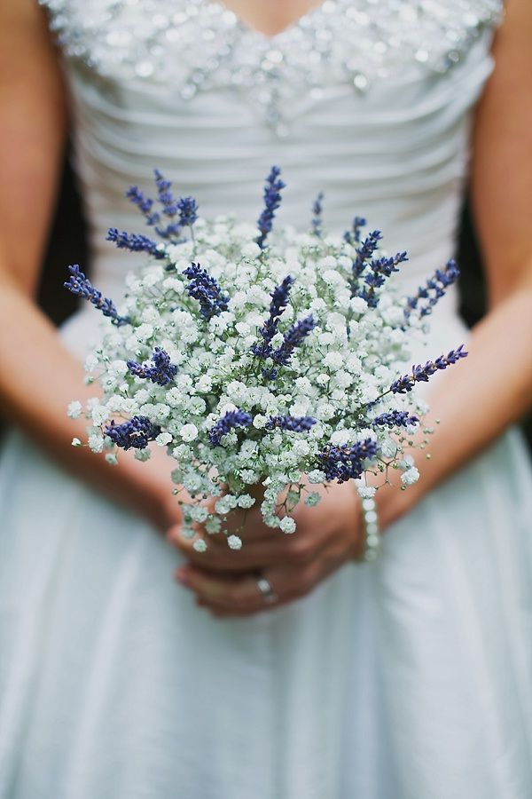 Wedding Gypsophila Lavender Bouquet