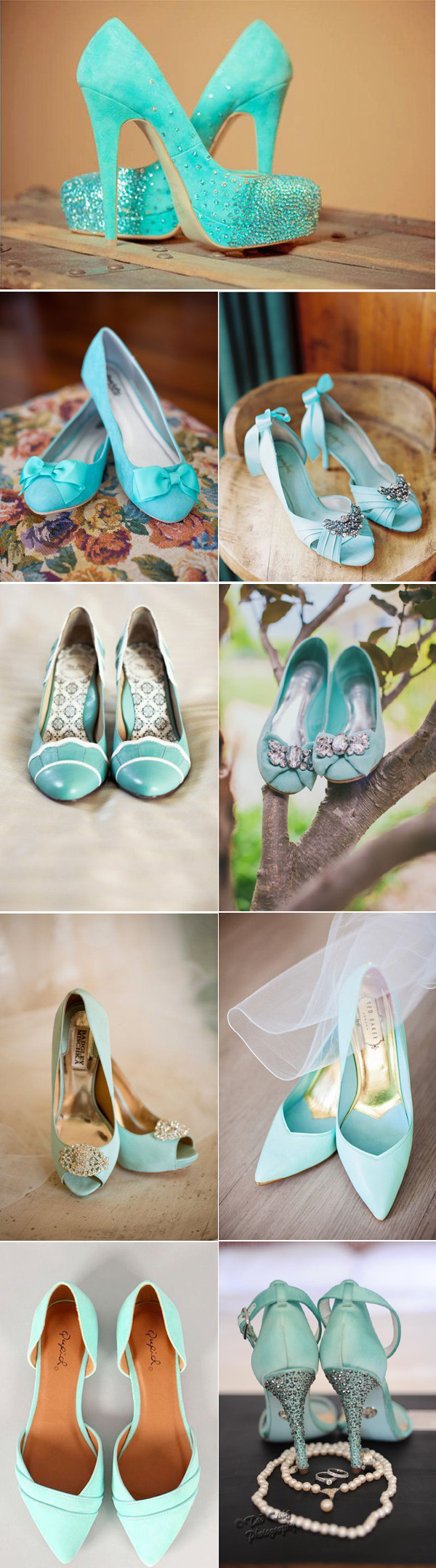 Tiffany Blue Wedding Shoes And Heels 