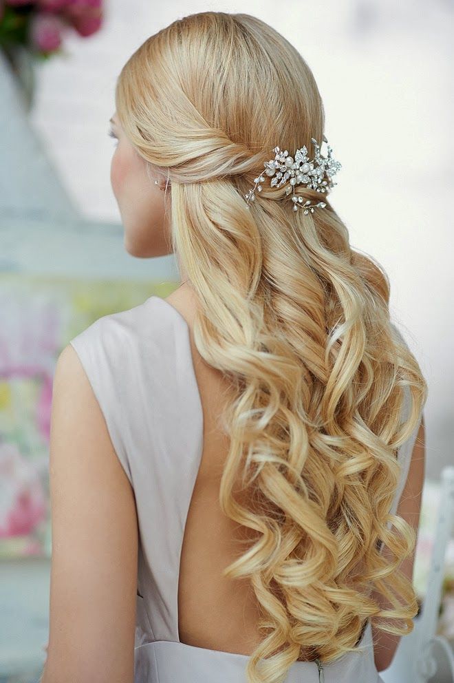 Wavy Wedding Hairstyles for Long Hair