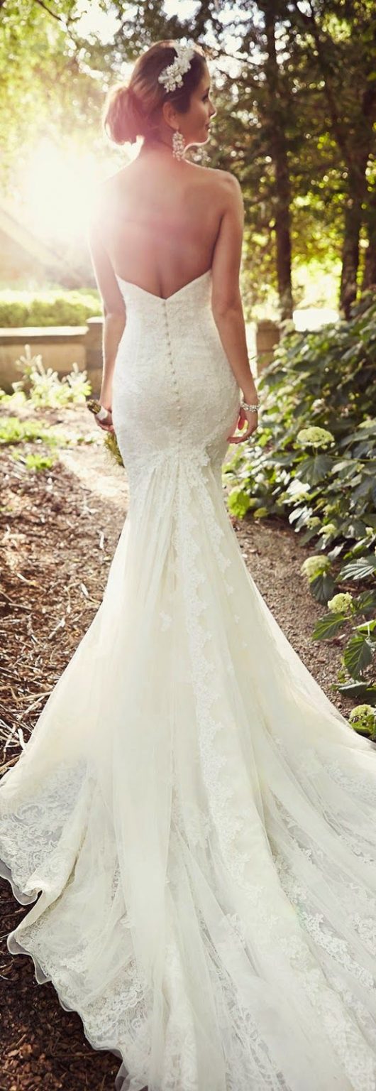 60 Perfect Low Back Wedding Dresses Deer Pearl Flowers 