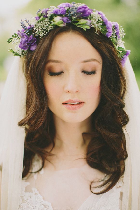46 Romantic Wedding Hairstyles With Flower Crown Diy Tutorials Deer Pearl Flowers