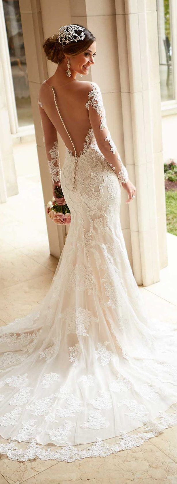 60 Perfect Low Back Wedding Dresses Deer Pearl Flowers