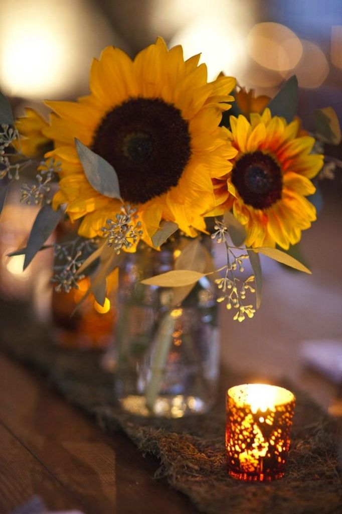 70 Sunflower Wedding Ideas And Wedding Invitations Deer Pearl
