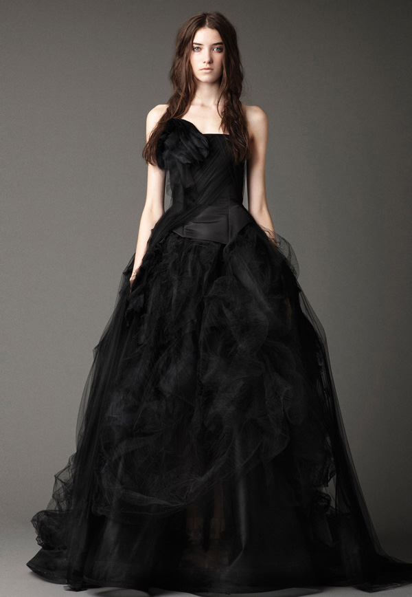 amazing black wedding dresses