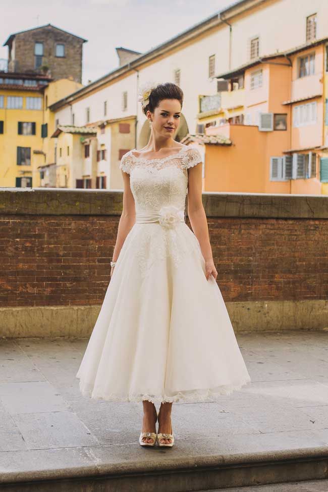  Off White Tea Length Wedding Dresses in 2023 Check it out now 