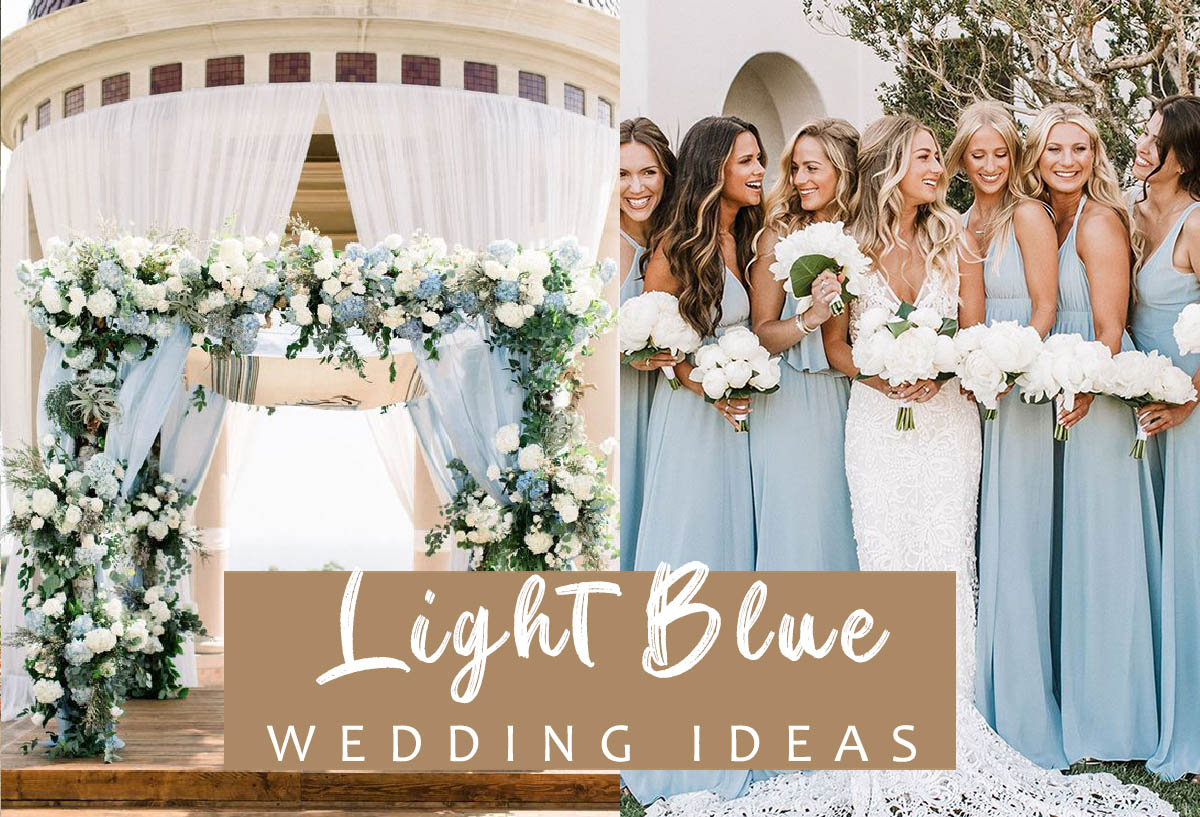 45 Pretty Pastel Light Blue Wedding Ideas | DPF