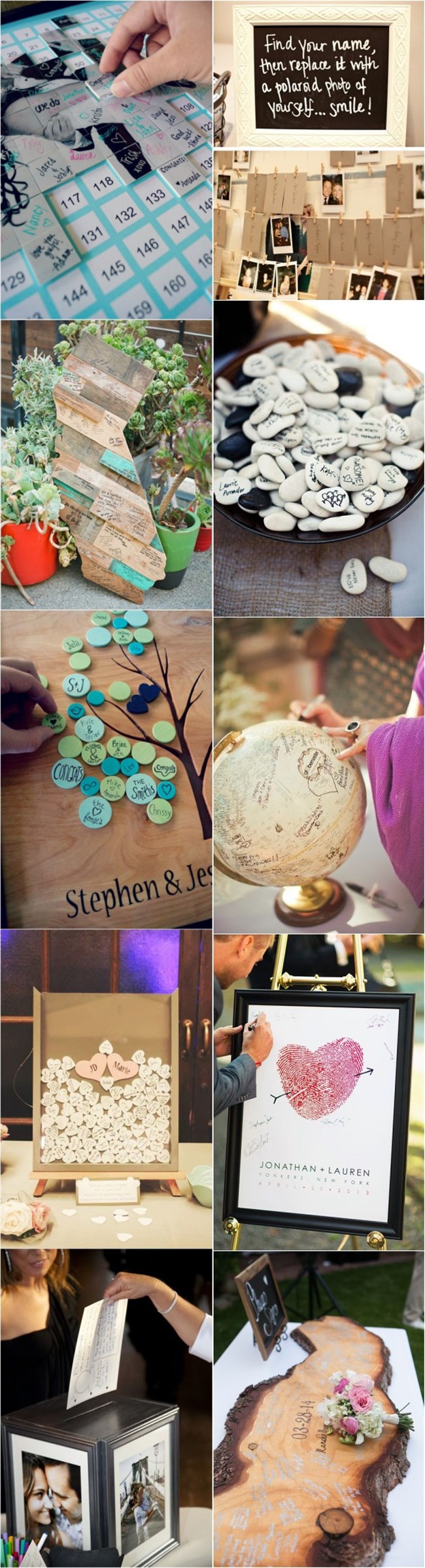 20 Unique And Creative Wedding Guest Book Ideas DPF