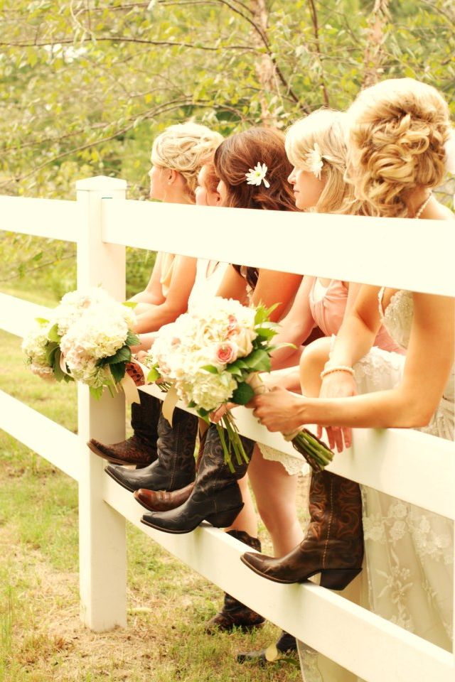 cowgirl wedding bridesmaid dresses
