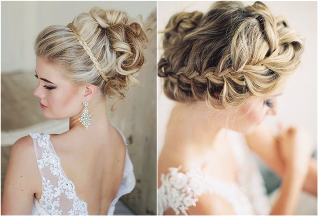 34 beautiful braided wedding hairstyles for the modern bride  TANIA MARAS   bridal headpieces  wedding veils