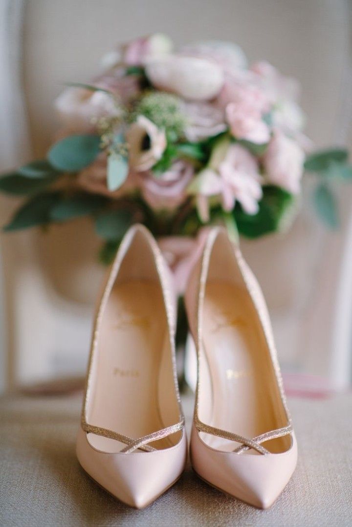 Christian Louboutin Wedding Shoes $550 #wedding #weddingshoes