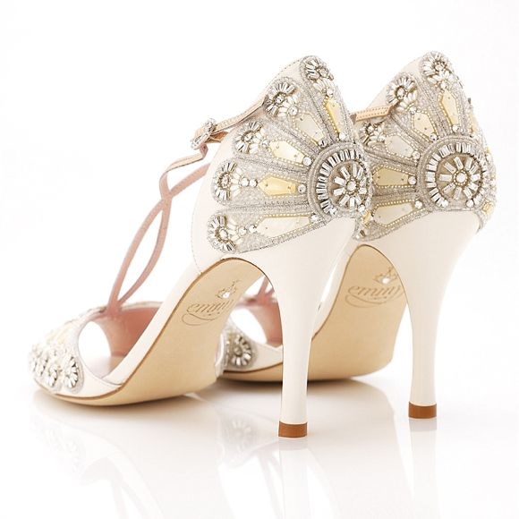 vintage bridal shoes