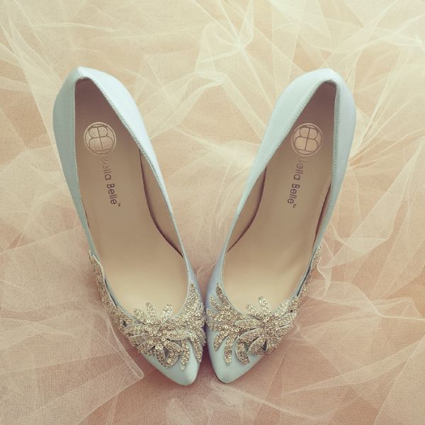 light blue shoes wedding