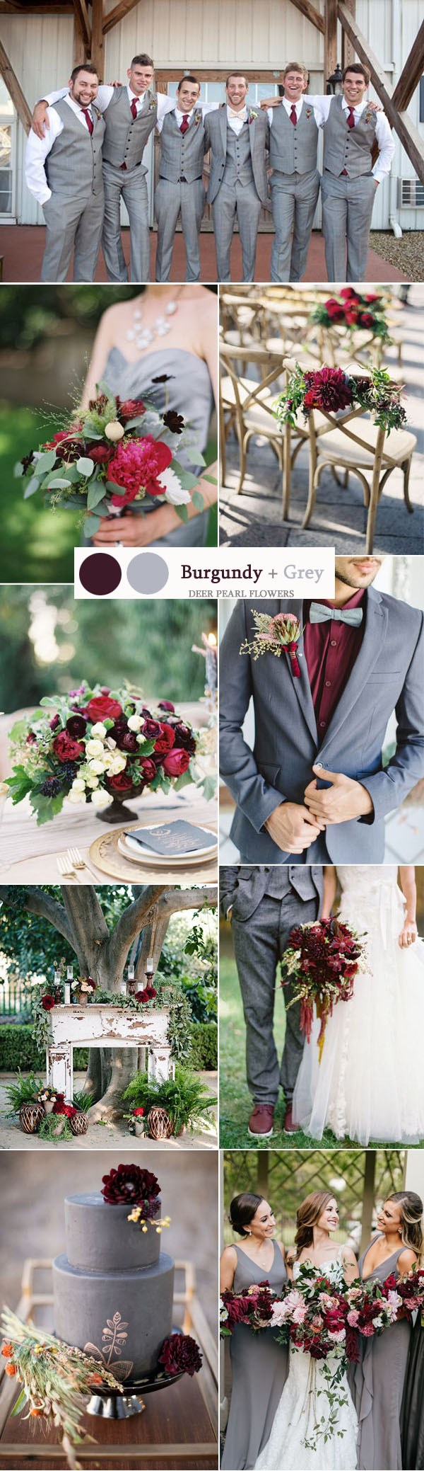 Burgundy Wedding Color Palette