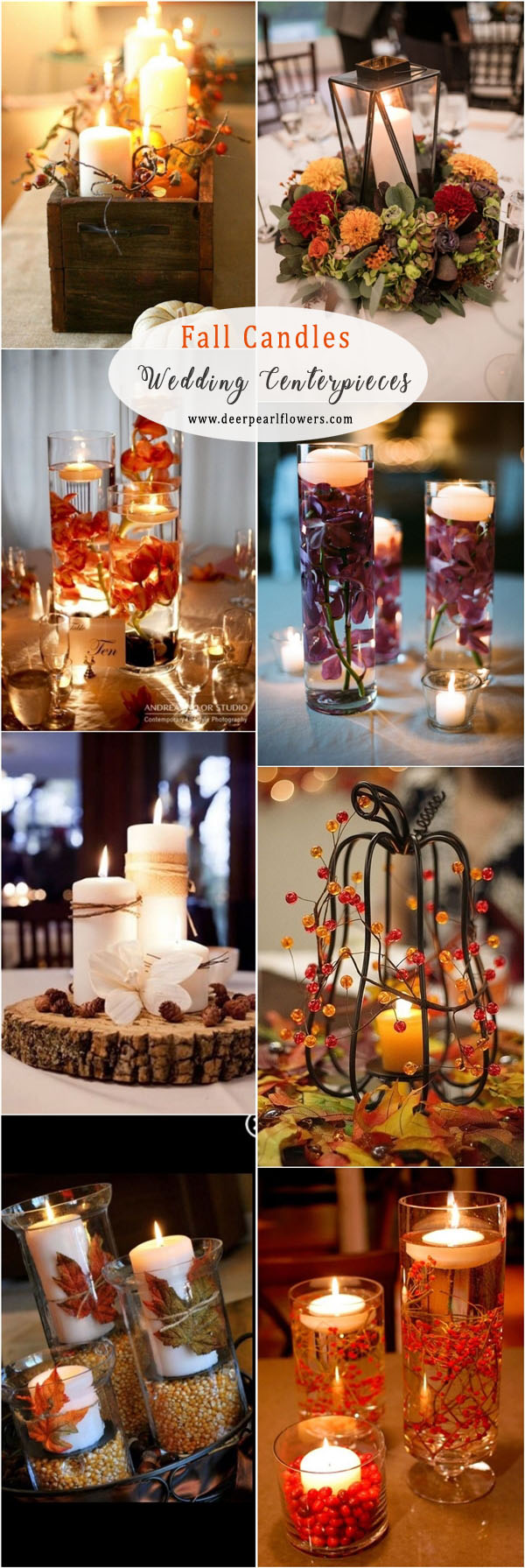 45 Fall & Autumn Wedding Centerpieces Ideas 2024 | 🍁🍂