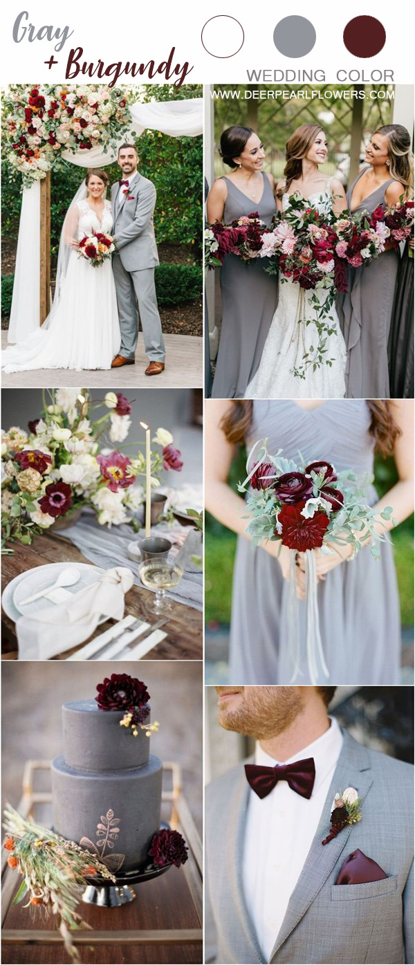 Top 8 Grey Wedding Color Palette Ideas | Deer Pearl Flowers