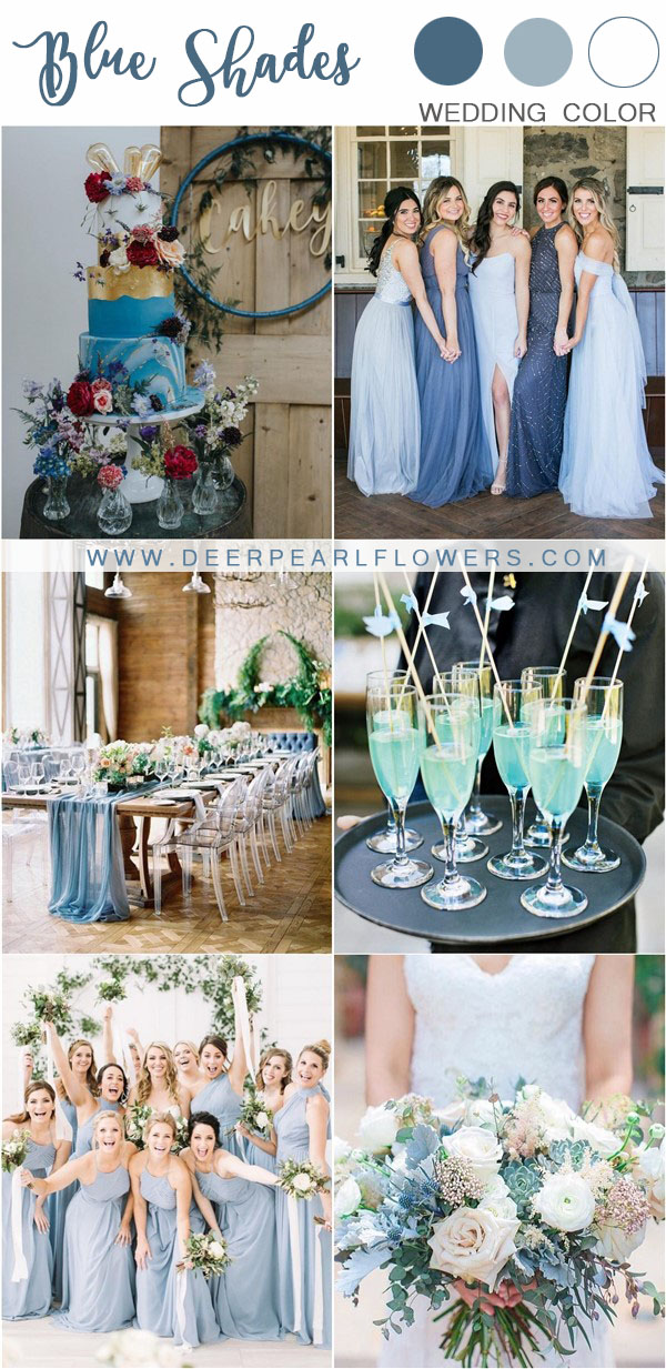 20 Best Shades of Blue Wedding Color Ideas for 2024 | DPF
