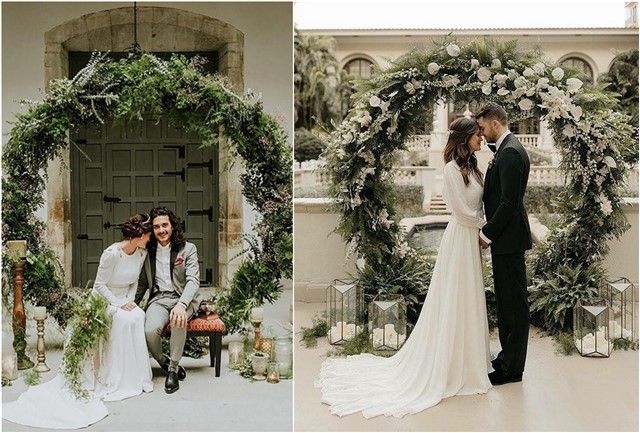 20 Circle Arch Wedding Ideas And Moon Gate Arches 2023