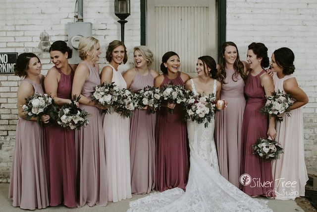 muted green bridesmaid dresses