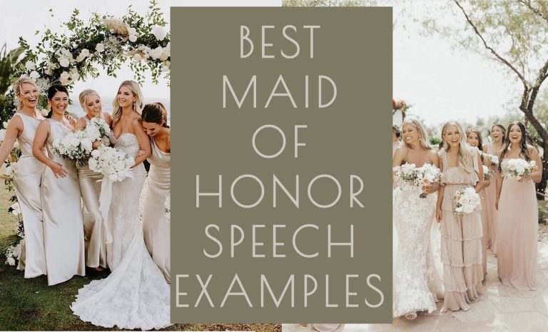 how long should a maid of honor speech be