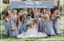 30+ Dusty Blue Bridesmaid Dresses for 2024 | Deer Pearl Flowers