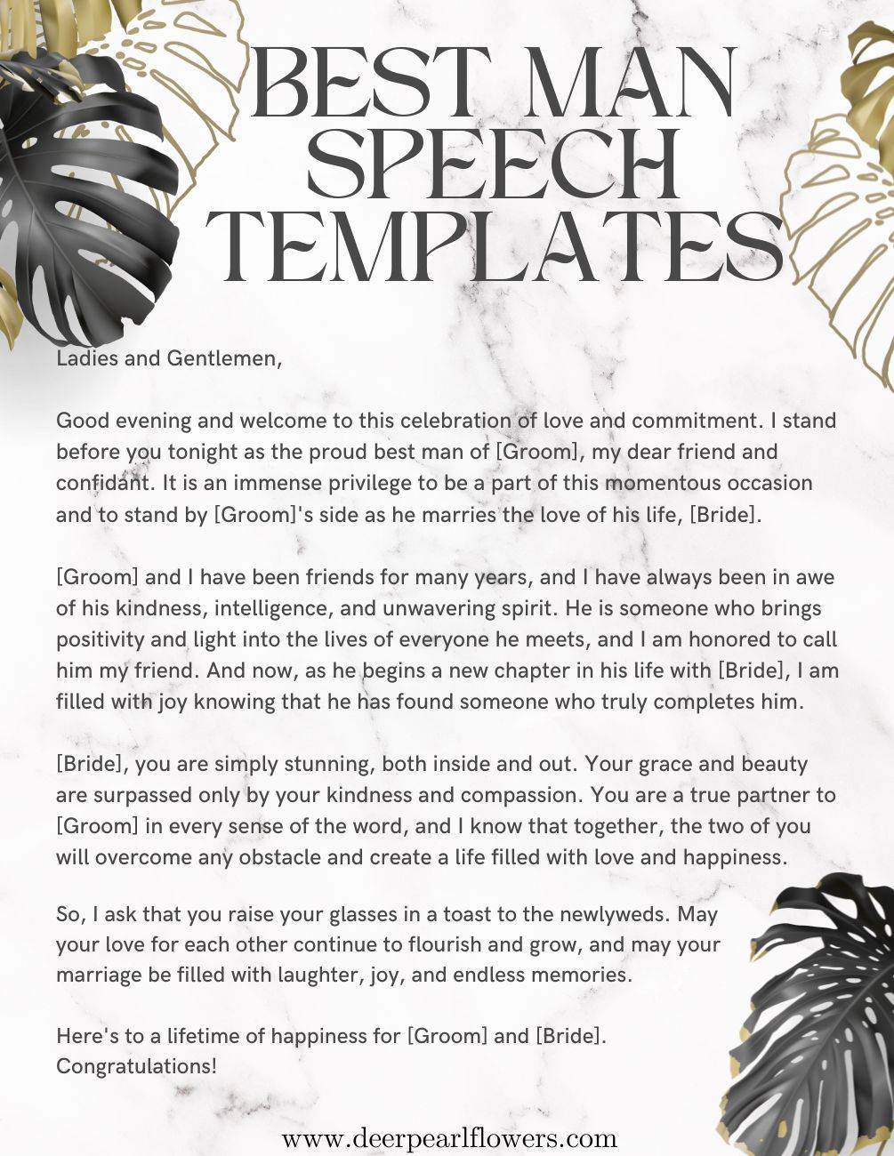 30 Best Man Speech Examples Tips Structure 2024