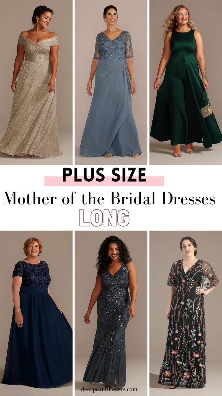 30+ Plus Size Mother Of The Bride Dresses that Hide Belly 2024 | 👗 DPF