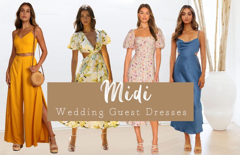 Best Of 20 Midi Wedding Guest Dresses For 2023 Deer Pearl Flowers