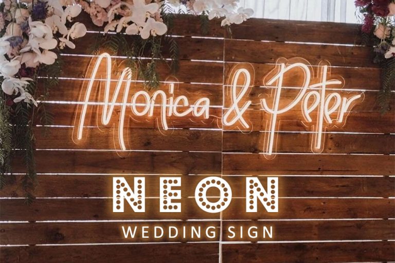 Neon Wedding Signs 768x511 