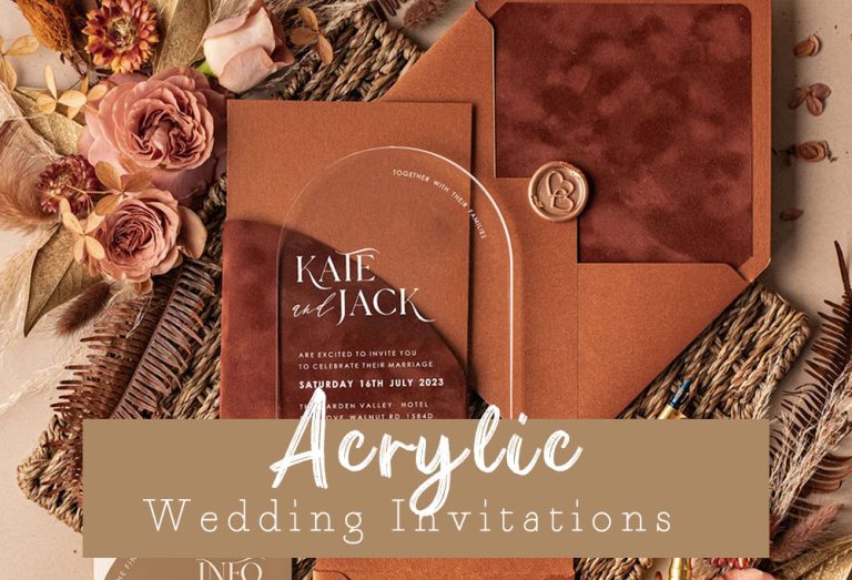 Top 20 Acrylic Wedding Invitations 2024 Complete Guide   Acrylic Wedding Invitations 768x523 