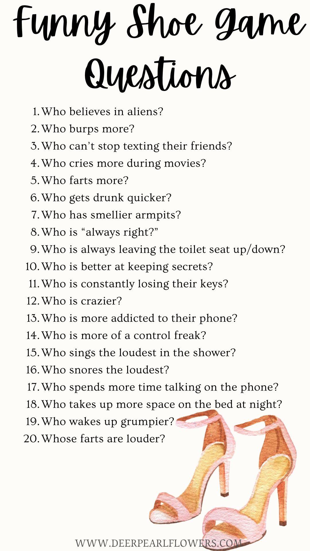 20 questions game for friends