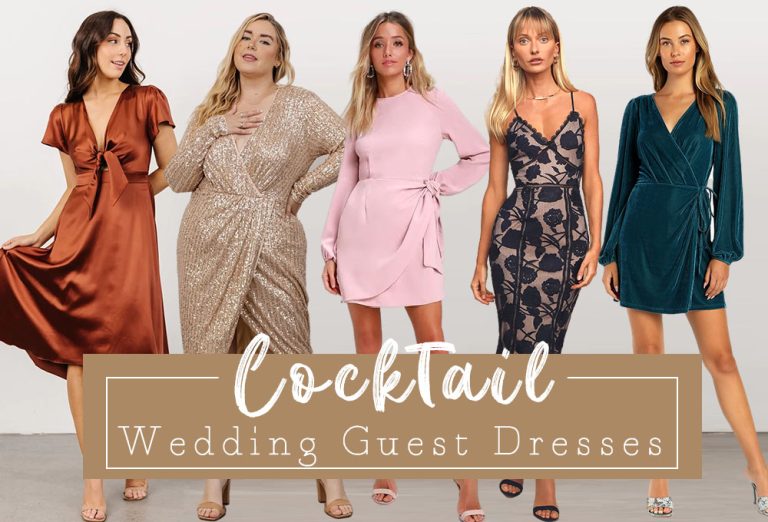 25 Short Cocktail Dresses for Wedding Guests – Every Season