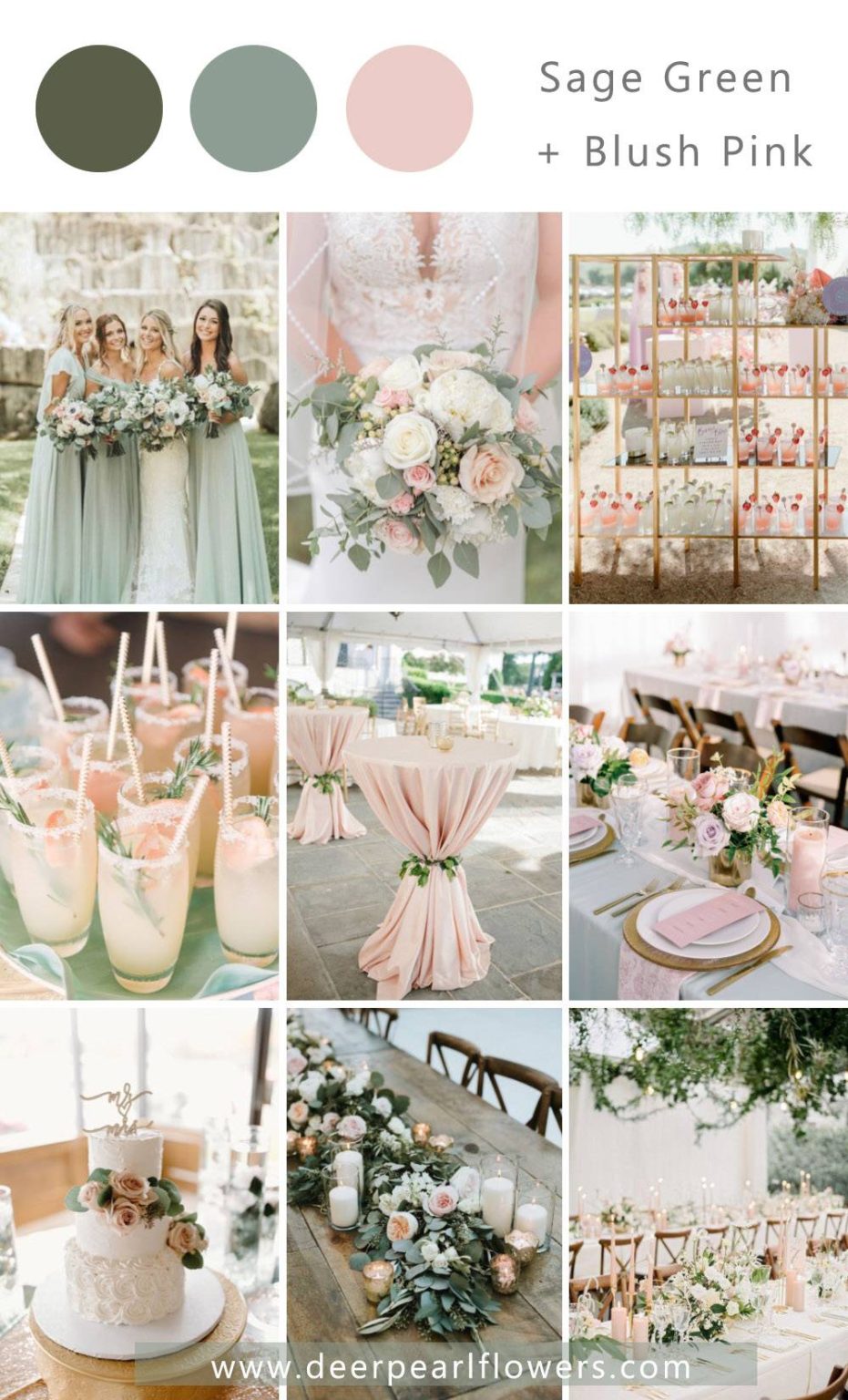 Sage Green Wedding: 12 Color Palettes & Ultimate Guides 2024