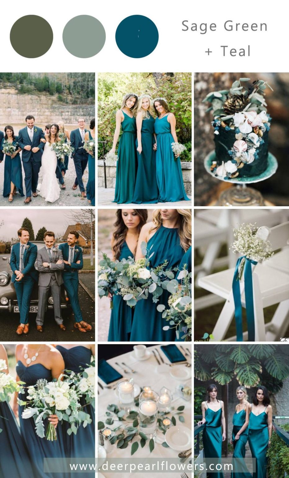 Sage Green Wedding: 12 Color Palettes & Ultimate Guides 2024