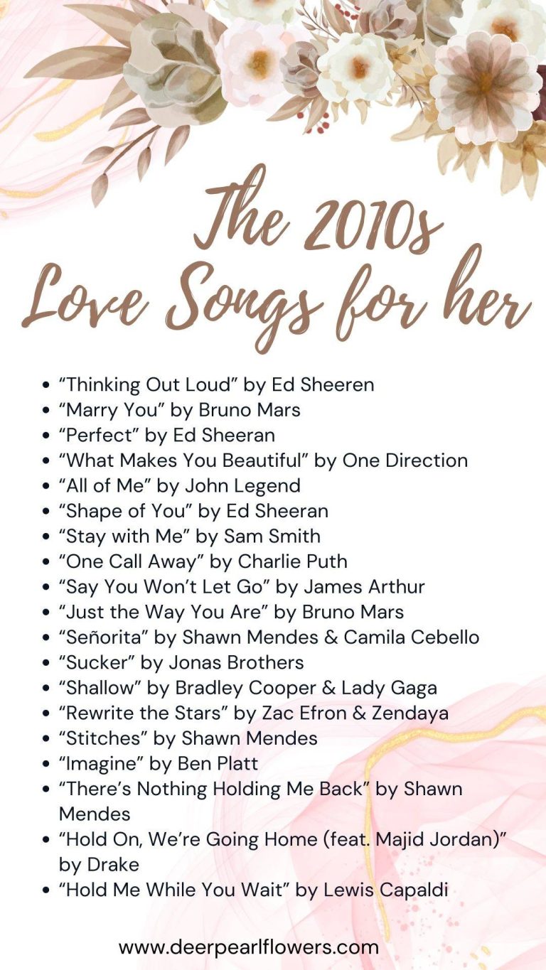 300+ Love Songs for Her of All Time 2024 Playlist