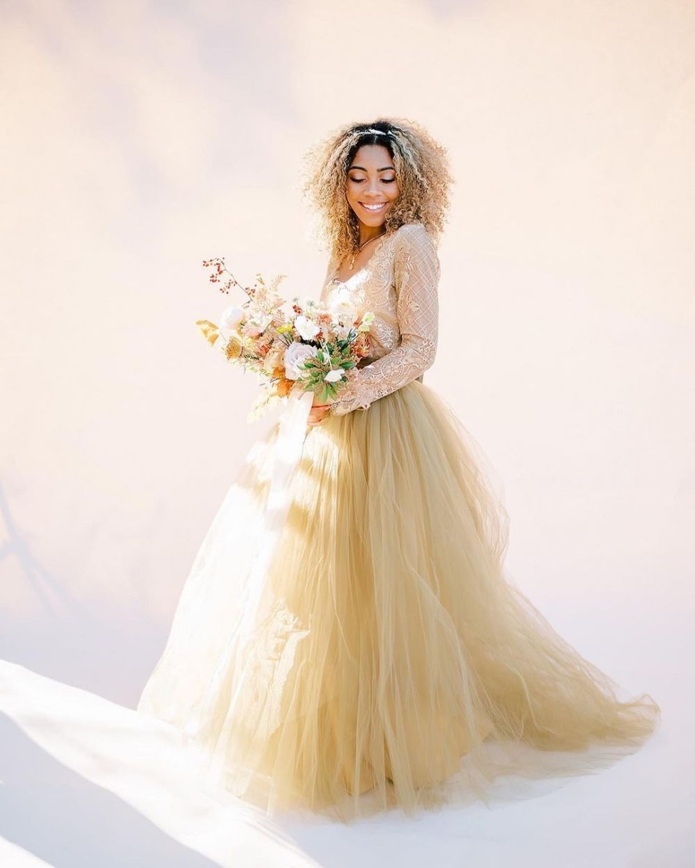 Top 18 Yellow Wedding Dresses for Every Shades 2024 💛