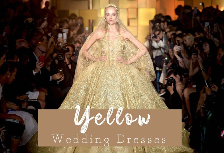 Top 18 Yellow Wedding Dresses For Every Shades 2024   Yellow Wedding Gowns 768x523 