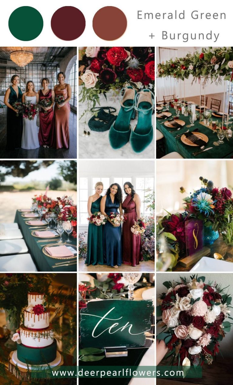 Top 10 Emerald Green Wedding Themes & Color Ideas 2024 💚