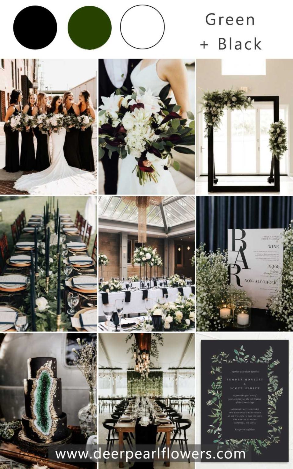 🖤 22 Black Wedding Themes & Color Ideas 2024