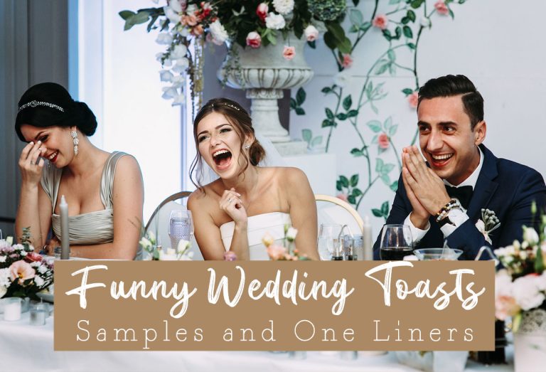 55 Funny Wedding Toasts, Samples and One Liners 2024