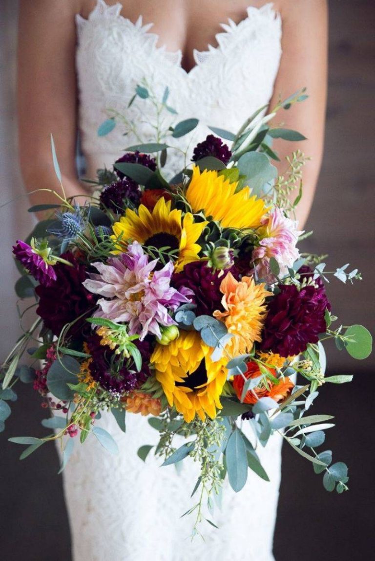 2024 Sunflower Wedding Bouquet Ideas: Guides & Tips | 🌻