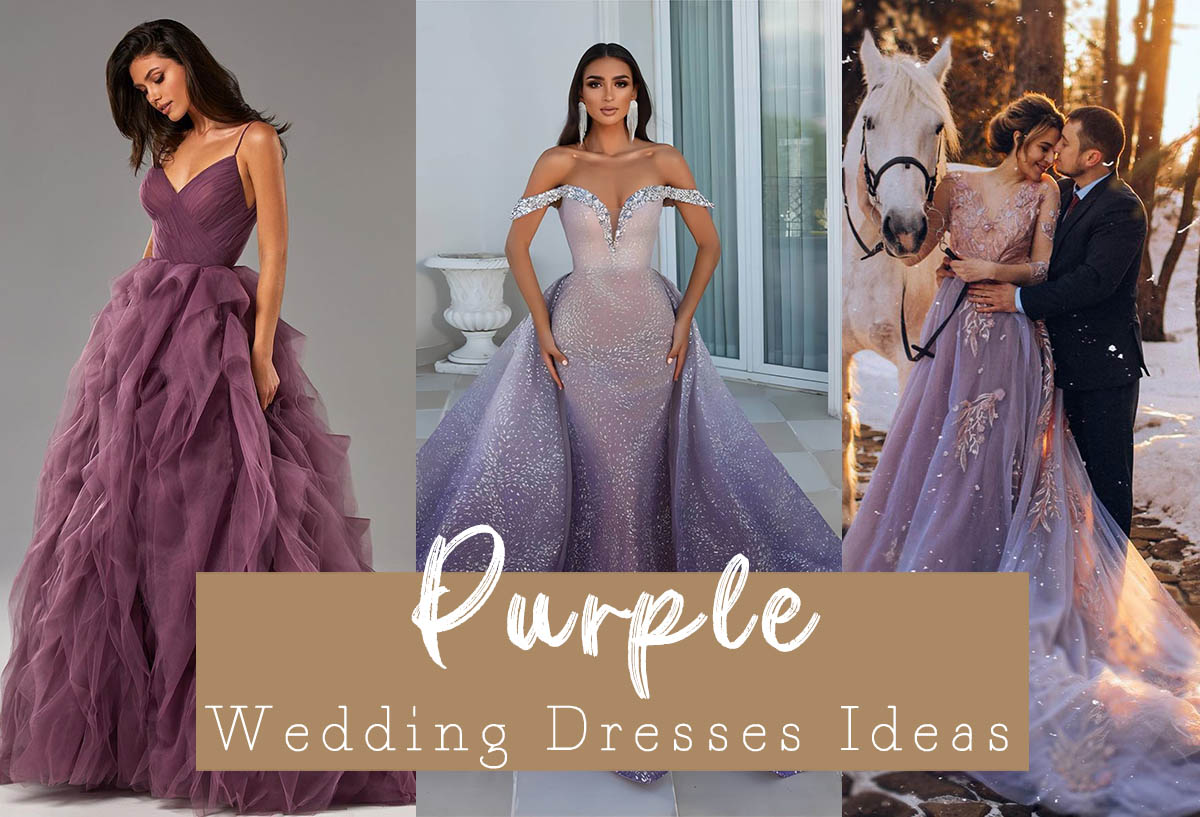 Purple Wedding Dresses 