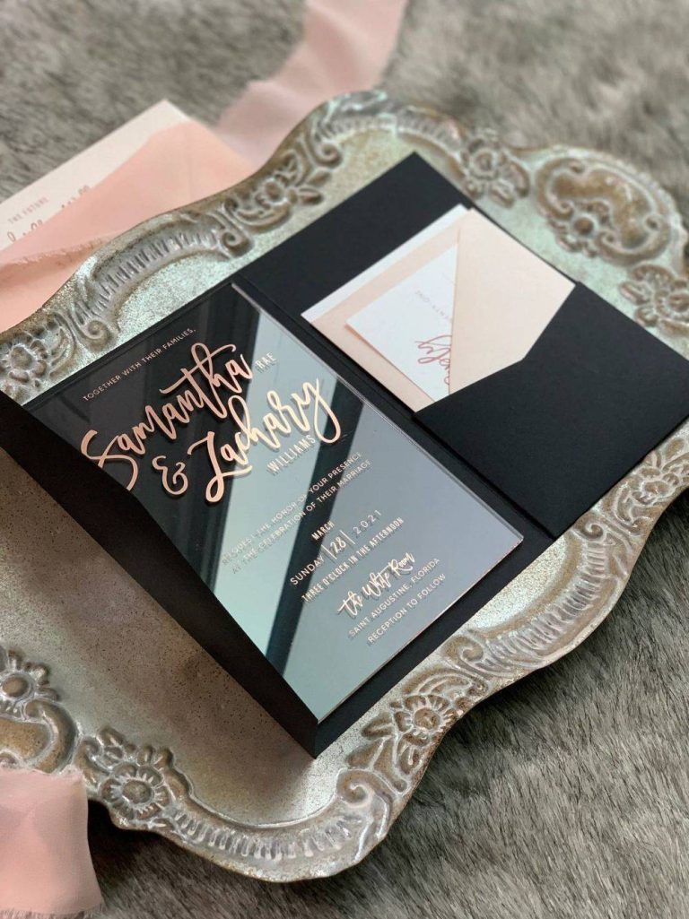 ️🖤 20 Rose Gold and Black Wedding Theme & Color Ideas 2024