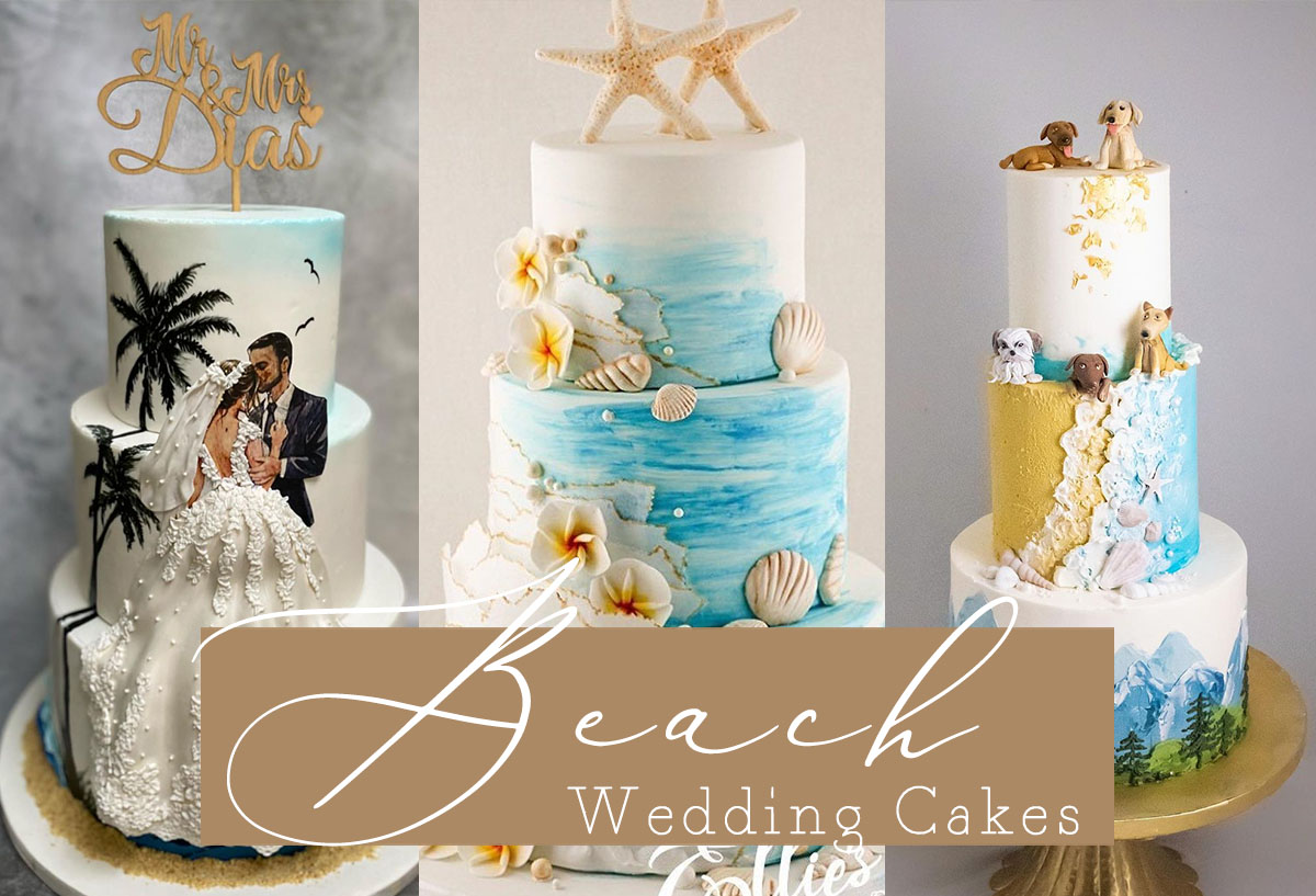 How to make a Beach Cake | Ocean Themed Cake Tutorial - YouTube